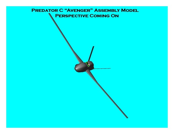 3d model predator c avenger - Predator C Avenger -3dm.zip, 3ds.zip, dwg.zip by RodgerSaintJohn